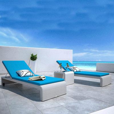 China Garden Outdoor Outdoor Beach Leisure Sun Sofa Lounger Wicker Hotel Pool Hotel Sofa Bed for sale