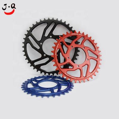 China Aluminum Fixed Gear Crankset Bike Components Track Ring CNC 28-42T OEM Bicycle Parts Bike Chain Ring for sale