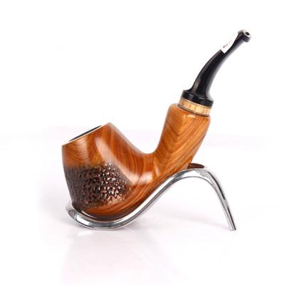 China Wooden Handmade Bucket Sandalwood Pipe Green Wood Filter Men's Big Bucket Master Bucket Glass Smoking Pipe for sale