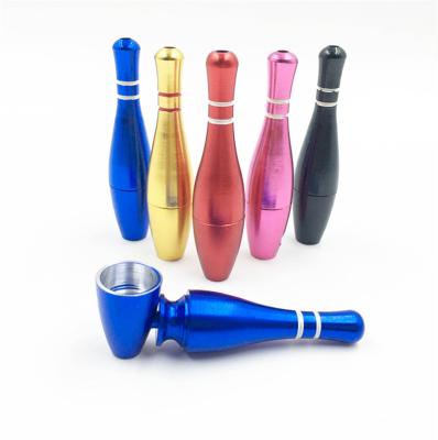 China Wholesale Rolling Ball Bowling Ball Shaped Funny Tobacco Smoking Pipes Portable Pipe New Design for sale