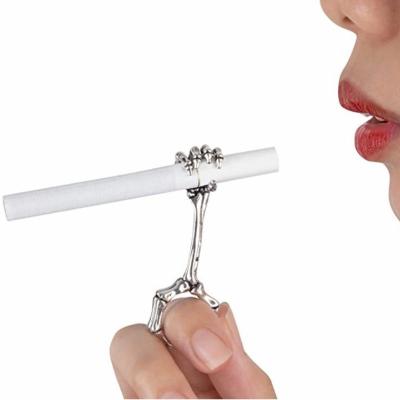 China Tool Bone Figure Cigarette Holder Accessories Stainless Steel Casual Smoking Smoking Sensation for sale