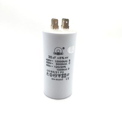 China HOME Type AC Motor Capacitor , CBB65 Round CBB65-R for sale