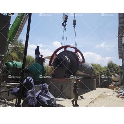 China Feldspar Fluorite Ore Ball Mill Plant With Rubber Liner,  Fluorite Ore Ball Mill Plant à venda