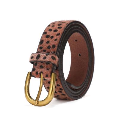 China Soft Leopard Women PU With Leather Belt Fashion Belt for sale