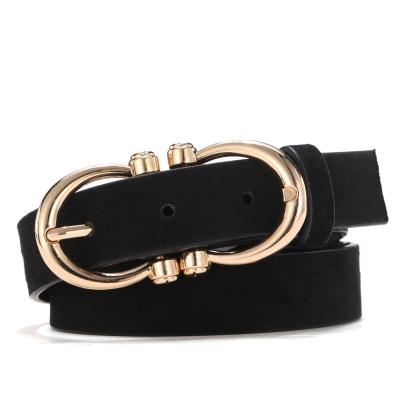 China Women PU Belt Fashion Soft Belt With Buckle Design for sale