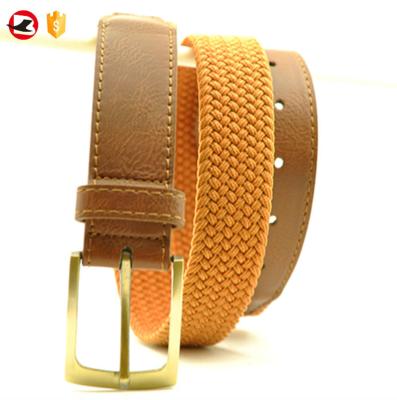 China 2021New casual cheap leather elastic belt for man for sale