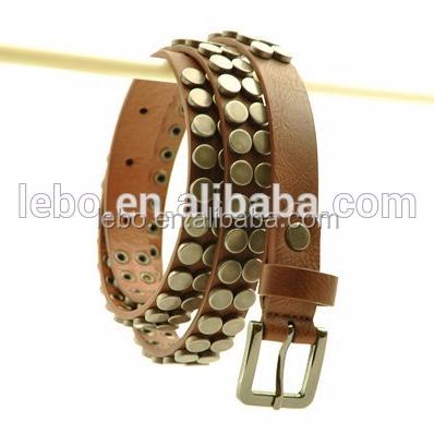 China Cowhide Women Studded Leather Belt Rhinestone Belt Women PU Belt for sale