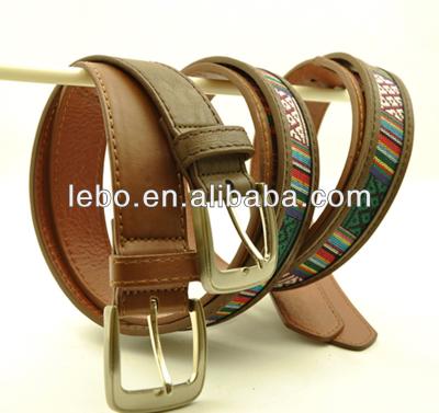 China 2014 new style Mexican PU belts needlepoint leather belt of the finest PU for sale