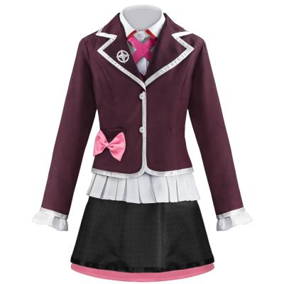 China Anime Danganronpa V3 Shirogane Tsumugi Original Edition Girl's Cosplay Soft School Uniform for sale