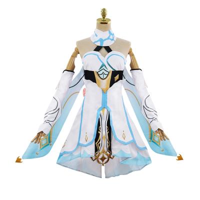 China Ying Impact Kamisato Ayaka Woman Fresh Original Costume God Genshin Game Cosplay Japanese Dress for sale