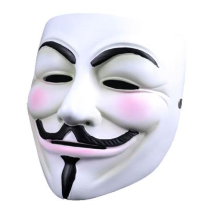 China Fashion Party Halloween Cosplay The V For Vendetta Mask Halloween Costume Decoration Mask For Adults for sale