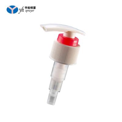 China Lotion Pump No Spill 24/410 Screw Plastic Lotion Pump For Skin Care for sale