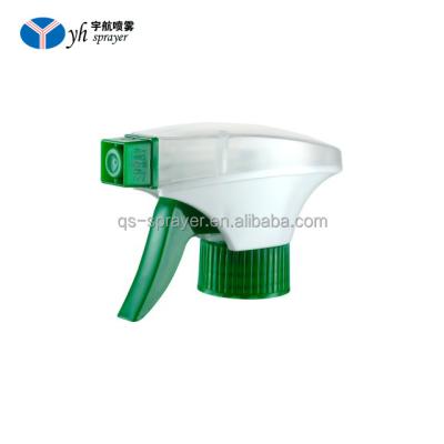 China Non spill best price and ordinary plastic trigger sprayer 28/400 28/410 28/415 ribbed close trigger sprayer for garden for sale