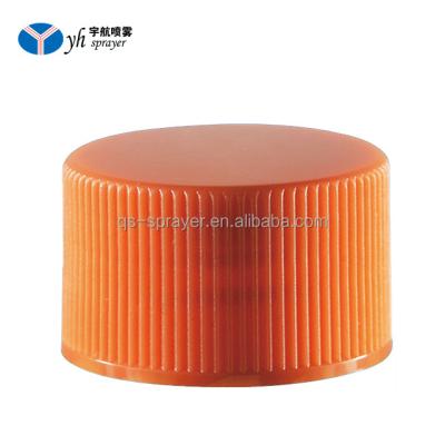 China Non Spill Durable Using Screw Cap 24/410 Plastic Ribbed Closure Screw Cap For Bottles for sale