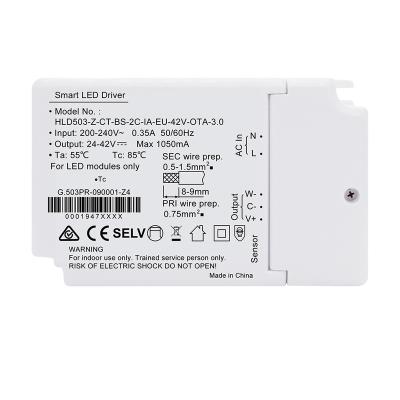 China Wireless LED Panel Light Zigbee Control 45w 50w 56w Wireless Constant Dimmable Led Driver For Smart Light for sale