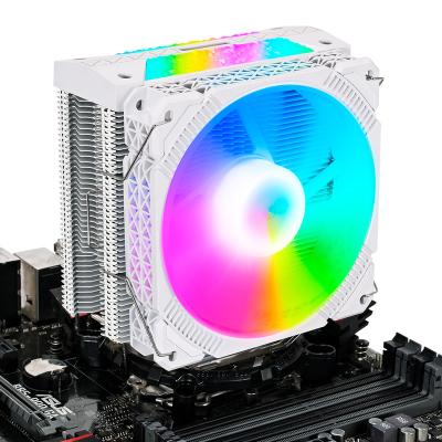 China Computer Case Ready to Ship Air Cooling 160W PWM CPU Desktop for PC Computer Case Cooling Master with 12025 ARGB Fan Cooler Heatsink for sale