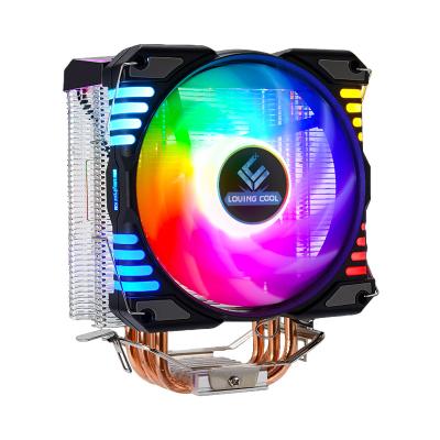 China Custom CPU Cooler RGB Support Logo High Power LGA1155 775 1156 CPU Cooler Fan Heatsink 5V ARGB SYNC CPU Fans for sale