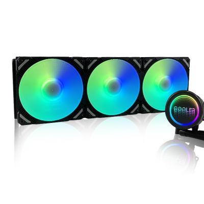 China Computer Case PWM 120mm Fan RGB LED 240mm Water CPU Cooler Cooling CPU With RGB Remote Set For Case for sale