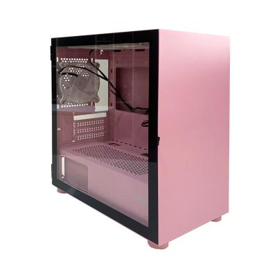 China With side panel window case mini small computer case supporting M-ATX motherboard/240 pull water-cooled/side tempered glass for sale