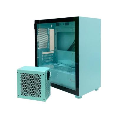 China With Side Panel Window Computer Case Frame Black Magnetic Glass Side Small Tempered Glass Office Water Cooling Transparent Permeable Case See for sale