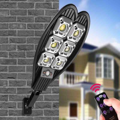 China ROAD 160COB Solar LED Street Light Waterproof Smart Remote Control PIR Motion Sensor Lamp 1500W Outdoor Garden Security Wall Light for sale