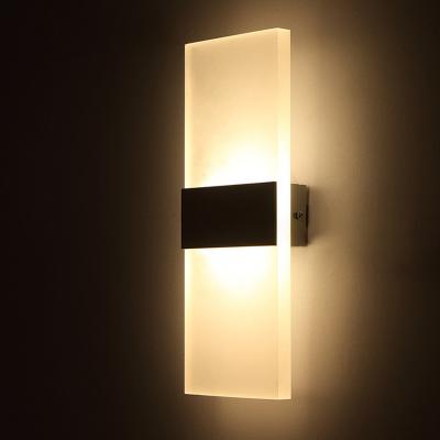 China Modern LED Wall Lamp Mounting Bracket Light 220V 110V Bedroom Bedside Light Living Room Balcony Aisle Corridor Sconce Wall Lamp for sale