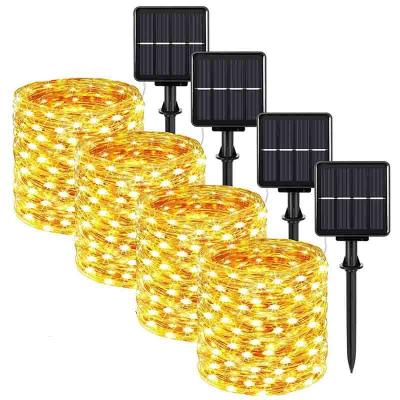 China Garden Solar LED lamp String Solar Outdoor Festival String Lamp Festival Christmas Party Waterproof Color Lamp for sale