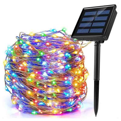 China Garden 32m/22m/12m/7m Solar LED Light Outdoor Festoon Lamp Garden Fairy Light String 1~2PC Waterproof Christmas Garland Yard Decoration for sale