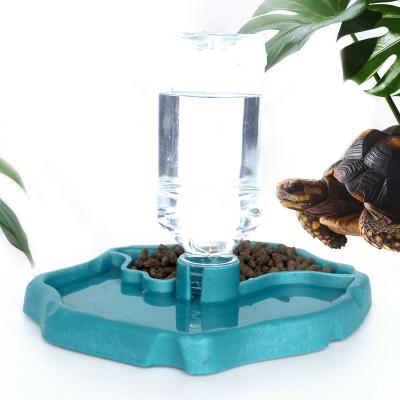 China Factory Direct Use High Quality Automatic Reptile Feeder Dish Food And Water Plastic Bowl for sale