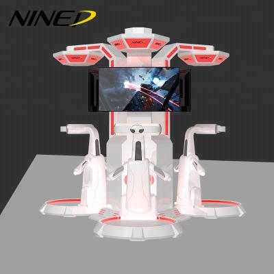 China NINED Newcomer 2 Players Vr Fighting 9d vr Platform VR Walking Fight Online for sale