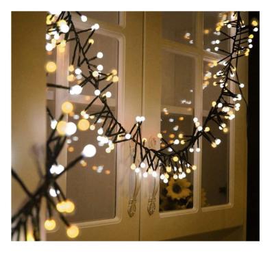 China Commercial Use LED Globe String Lights 10ft/3Meters 400 LED Waterproof Ball Firecracker Fairy Lights For Christmas Holiday Wedding Party for sale