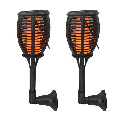 China Hot Sale Garden Christmas Dancing IP65 Waterproof 96LED Flame Torch Light Flicking Solar LED Garden Light for sale