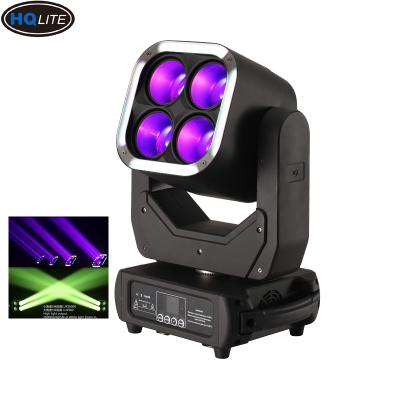 China Moving Head LED Beam Wash Zoom Zoom Stage DJ Light 60w*4led Strip Effect for sale