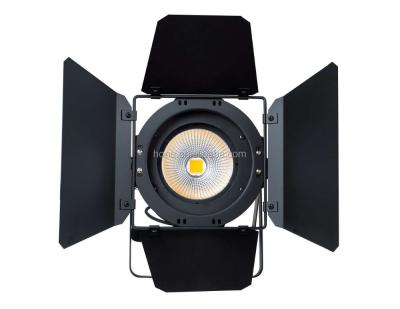 China 100w COB WHITE COB LED Par Light 4IN1 RGBW+ 200W 5IN1 With Barndoor For DJ Light Show HQL-PCOB100 for sale