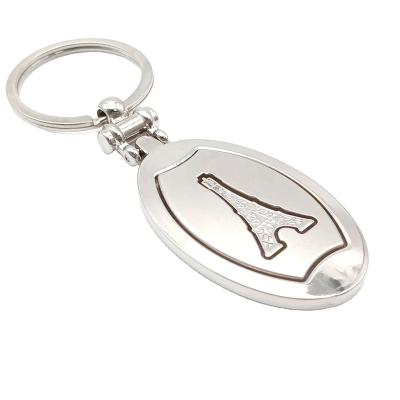 China Promotion Gift Key Chain Custom Personalized Gifts Tourist Souvenir Engraved 2D/3D Metal Paris llavero/Souvenir Tourist Key Chain/Metal Engraved Key Chain for sale