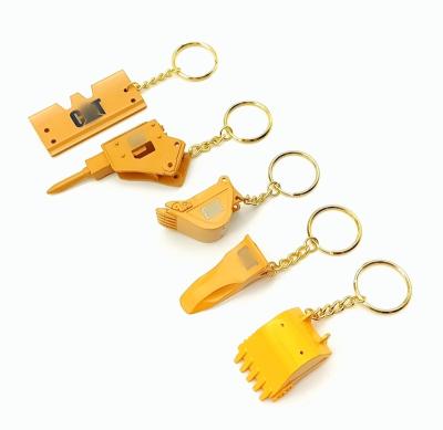 China Lavero Digging Teeth/Bucket Bucket Teeth Hammer Excavator Custom Digger Key Chain Metal Key Chain Promotion Gift Hammer Key Chain/Excavator Parts Key Rings for sale