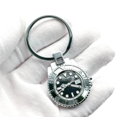 China Custom Metal Watch Key Chain Key Ring Laser Logo Sublimation Reloj Zinc Alloy Promotion Gift Key Chain/Watch Key Chain/Watch Keyring for sale