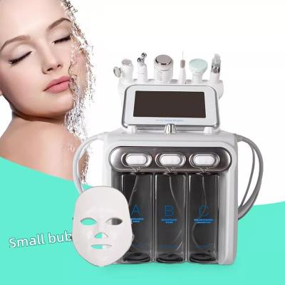 China For New Commercial Multi-Function Facial Hydra Facial Machine Oxygen Aqua Peel Skin Care For Salon Dermabrasion Hydraulic Cleaning Machine 7 in 1 for sale