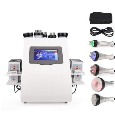 China ZOIMA Eco-friendly Ready To Ship New Hot Sale 6 In 1 80K Ultrasonic Vacuum RF Cavitation RF Machine RF Slimming Machine Vacuum Cavitation for sale