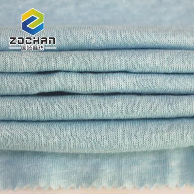 China Sustainable Professional Production Organic Linen Fabric Knit Organic Fabric for sale