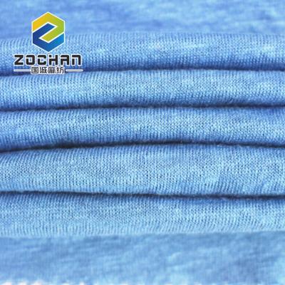 China Low price sustainable high quality weft knitted fabric gots 100% organic organic linen fabric for sale