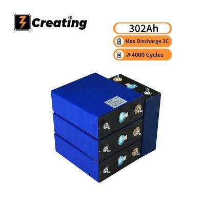 China Machine- Best A Grade CATL 3.2V 302Ah Lifepo4 320Ah Battery For Solar Power System for sale