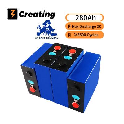 China Free Shipping Toys LF280 Lifepo4 Battery Bateria EU Warehouse 3.2V 280ah CE Home Storage M6 Max 1C LFP 1C for Continuous, 2c for 30S for sale