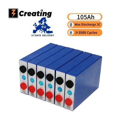 China Free Shipping Toys EU Warehouse 3.2V 100Ah 105Ah Lifepo4 Battery for sale