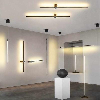 China Modern Nordic Creative Led Simple Floor Lamp Living Room Home Wall Lighting Modern Industrial Style Ins Bedroom Bedside Lamp for sale