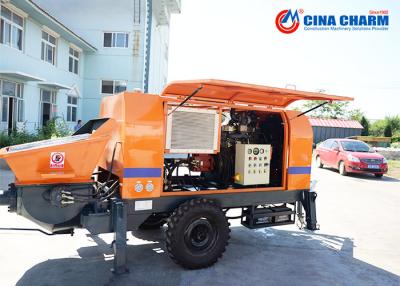 China Construction Small Concrete Pump , 60m3 Stationary Cement Pumping Equipment for sale