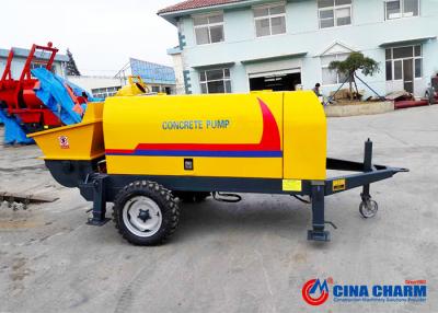 China La válvula 10Mpa 20m3 de S/el remolque de H montó la bomba concreta con el motor eléctrico en venta