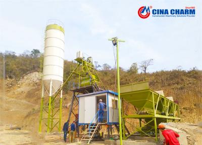 China Skip Hoist U Cart Concrete Batch Plant , 35m3 Productivity Schwing Stetter Batching Plant for sale