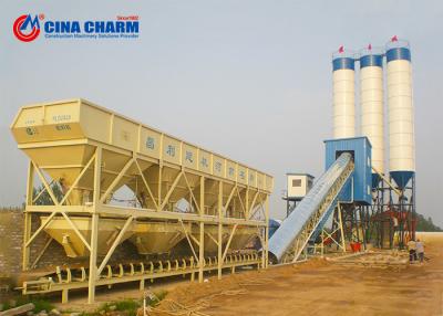 China Custom Color Ready Mix Concrete Equipment , Hzs90 1.5m3 Central Mix Concrete Plant for sale