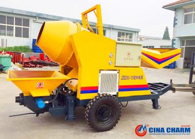 China Electric 4500kg Concrete Mixer Pump 30m3 / H Capacity With Mixer Machine for sale